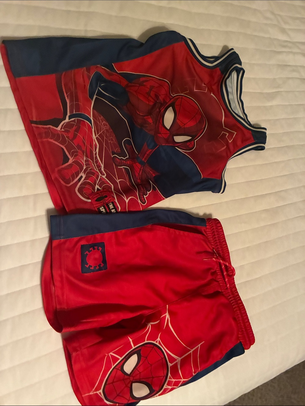 Marvel Spider-Man Red and Blue Kids Matching Set